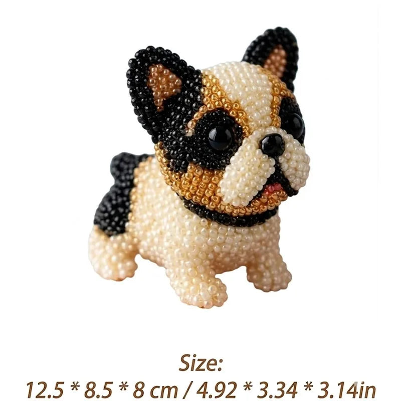 Silque 3D Beaded Animal Craft Kit — Handmade DIY Beading Set